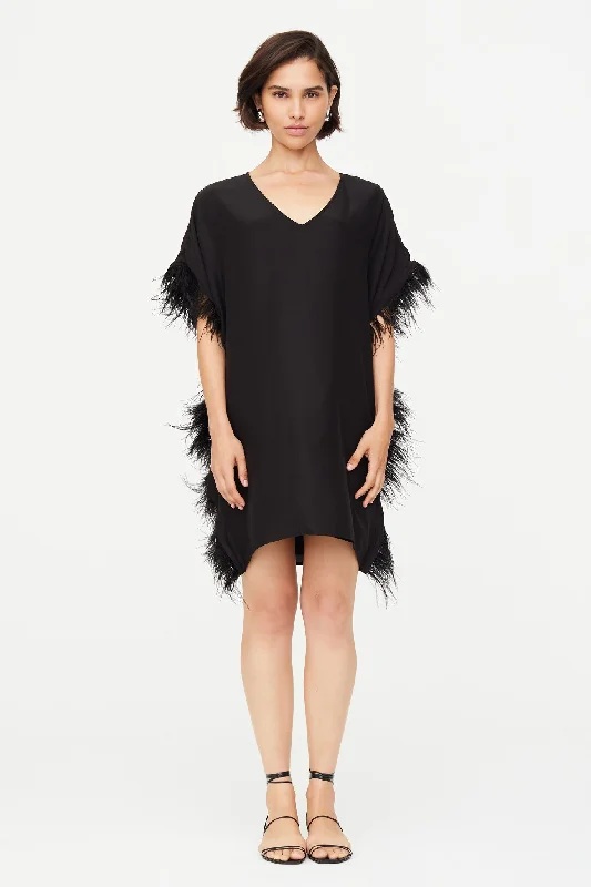 Marie Oliver Maura Feather Dress