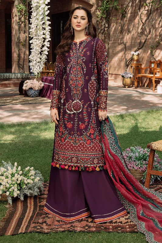 Purple Pakistani Dress Salwar Kameez Trouser Style Trousers chic elegant