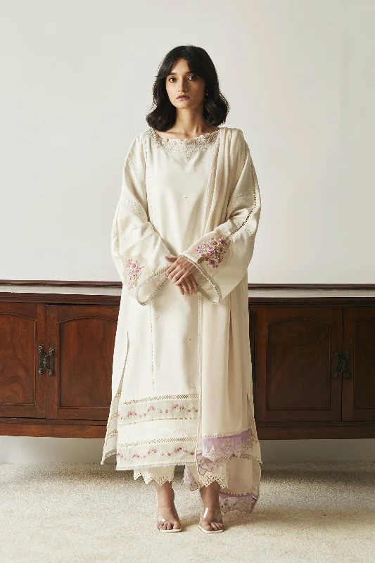 Pakistani Long Kameez with Trousers and Dupatta Suit Trousers fashionable trendy