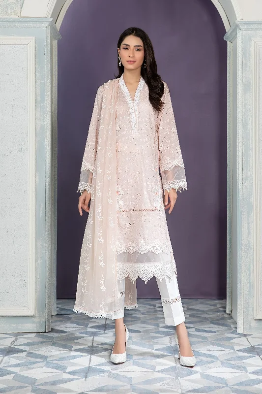 Peach Colored Pakistani Dress in Kameez Trouser Style Trousers sophisticated sleek