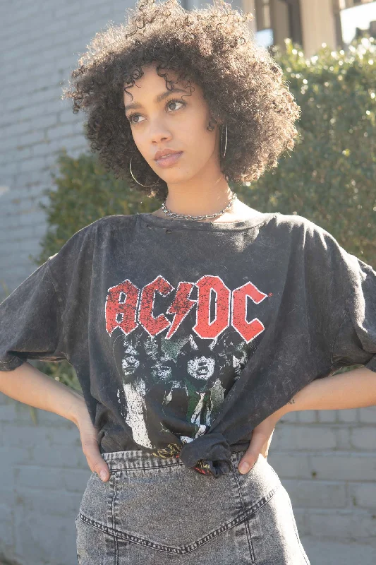 AC/DC Highway to Hell Distressed Graphic Tee Jersey Fabric Tulle Fabric Batik Fabric AC/DC Highway to Hell Distressed Graphic Tee Jersey Fabric Tulle Fabric Batik Fabric