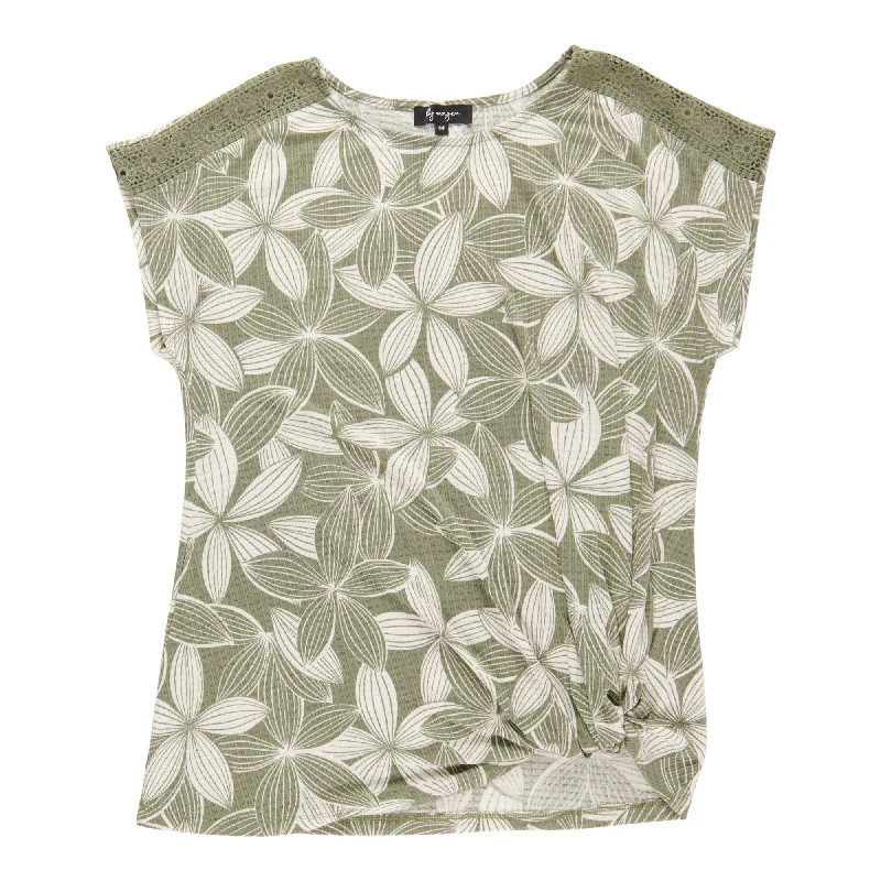 lily morgan Women's Crew Neck T-Shirt Graphic T-Shirt Round Neck Polyester