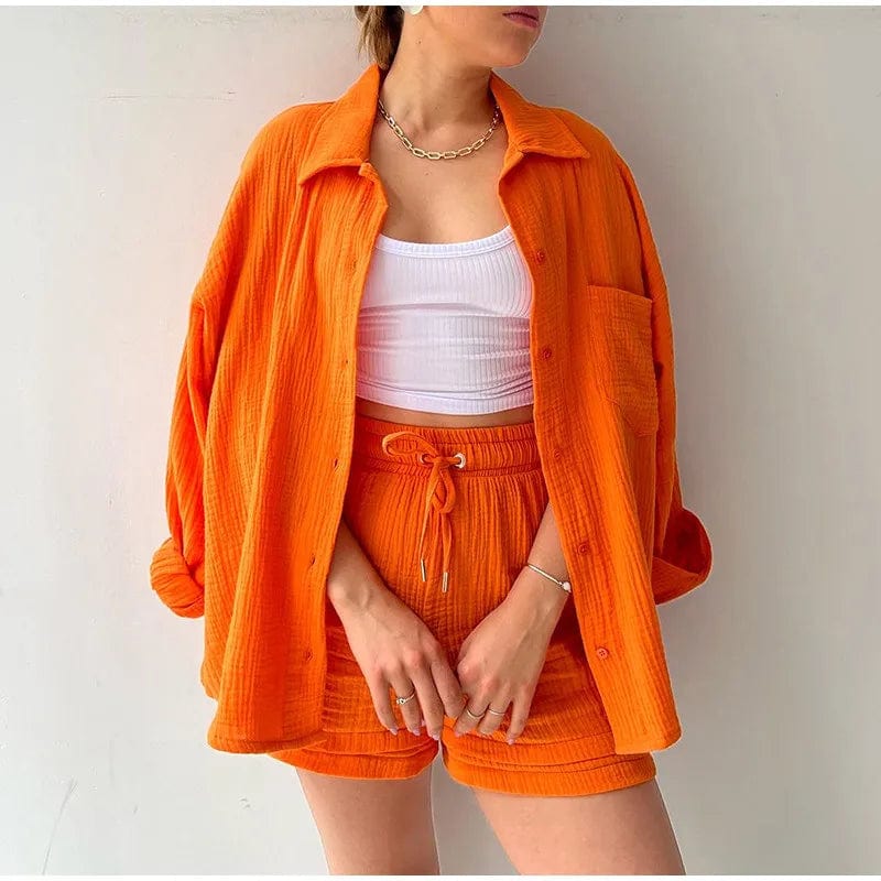 Oversized Shirt Shorts Two Piece Sets Women Summer Cotton Tops With Loose High Waist Shorts Suit 2023 Fashion Streetwear Outfits Faux Fur Fabric Real Fur Fabric Shearling Fabric Oversized Shirt Shorts Two Piece Sets Women Summer Cotton Tops With Loose High Waist Shorts Suit 2023 Fashion Streetwear Outfits Faux Fur Fabric Real Fur Fabric Shearling Fabric