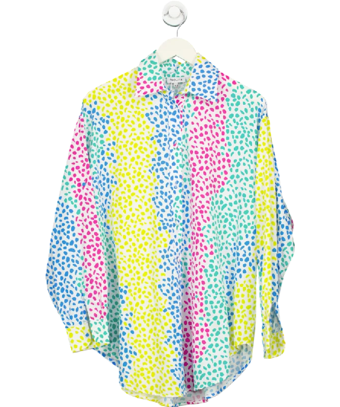 paolita Multicoloured Bora Bora Shirt UK S Collared Crew Neck Turtle Neck